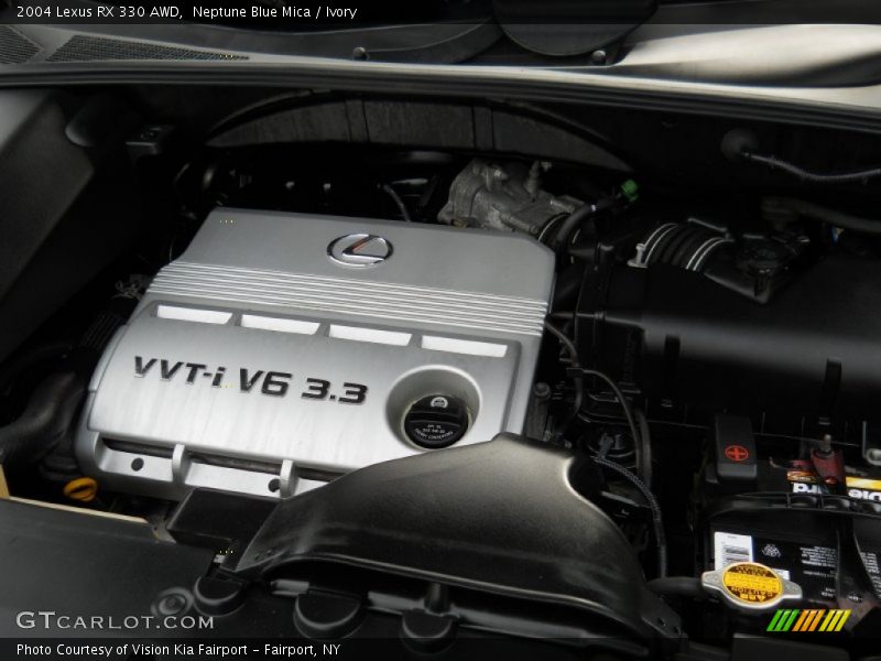 Neptune Blue Mica / Ivory 2004 Lexus RX 330 AWD