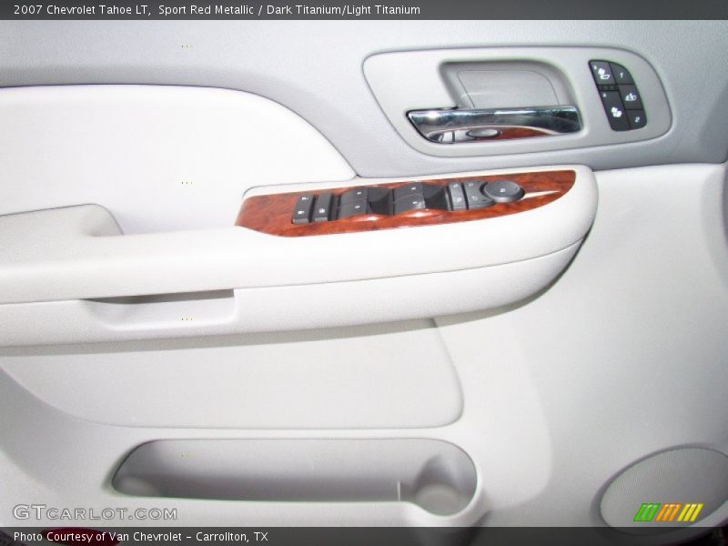 Sport Red Metallic / Dark Titanium/Light Titanium 2007 Chevrolet Tahoe LT
