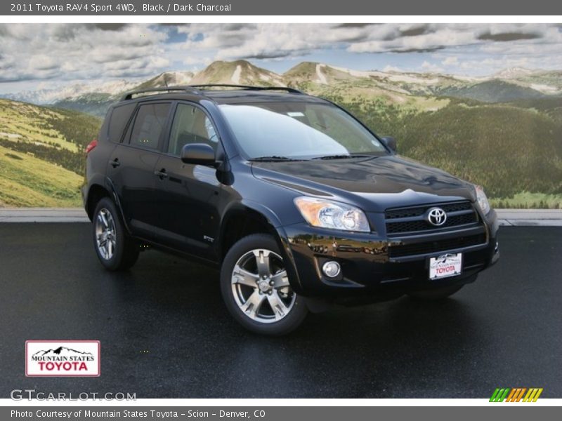 Black / Dark Charcoal 2011 Toyota RAV4 Sport 4WD