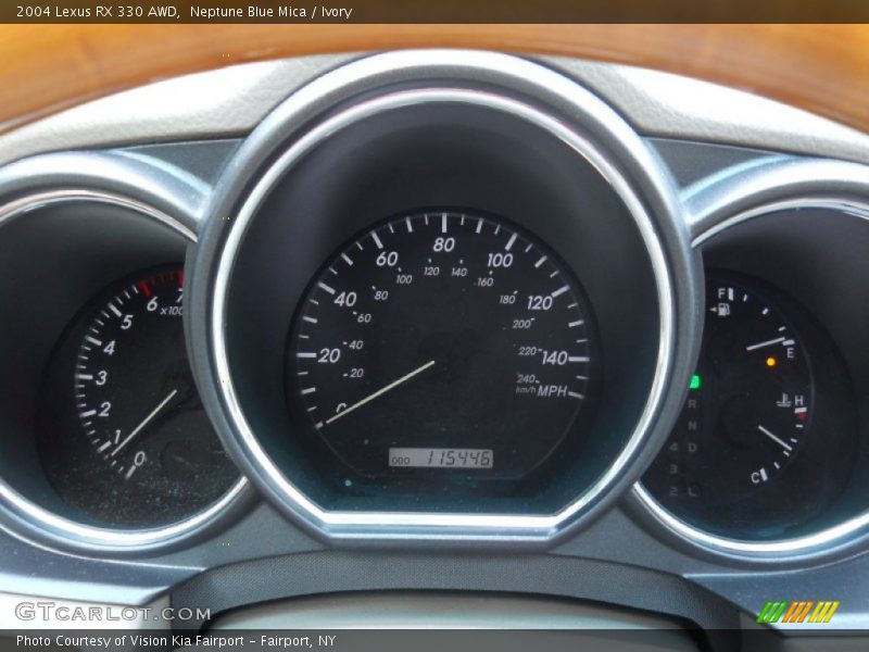 Neptune Blue Mica / Ivory 2004 Lexus RX 330 AWD
