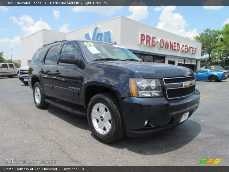 Dark Blue Metallic / Light Titanium 2009 Chevrolet Tahoe LT