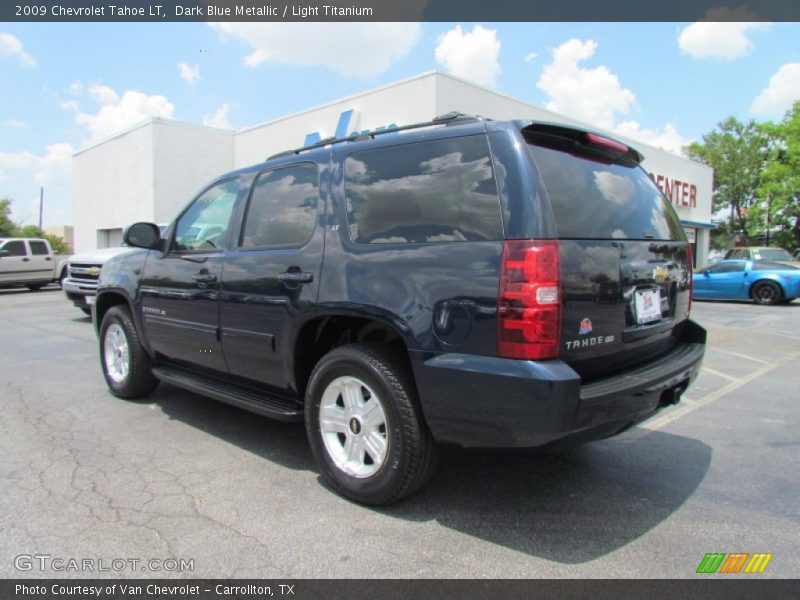 Dark Blue Metallic / Light Titanium 2009 Chevrolet Tahoe LT