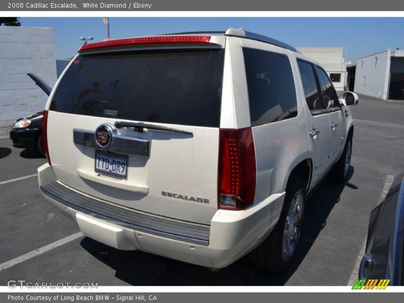 White Diamond / Ebony 2008 Cadillac Escalade