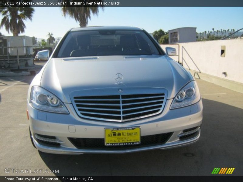 Iridium Silver Metallic / Black 2011 Mercedes-Benz S 550 Sedan
