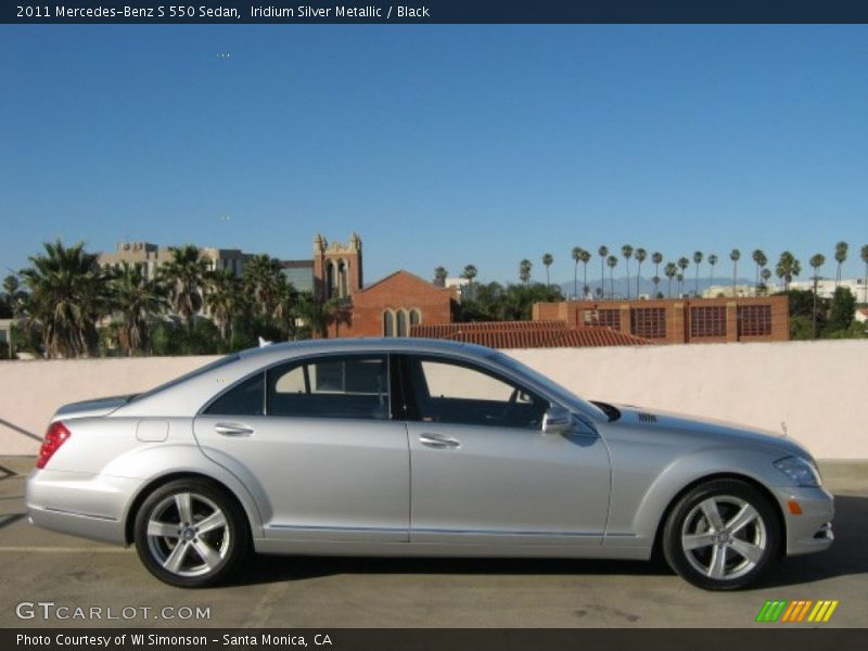 Iridium Silver Metallic / Black 2011 Mercedes-Benz S 550 Sedan