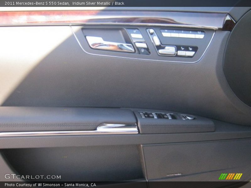 Iridium Silver Metallic / Black 2011 Mercedes-Benz S 550 Sedan