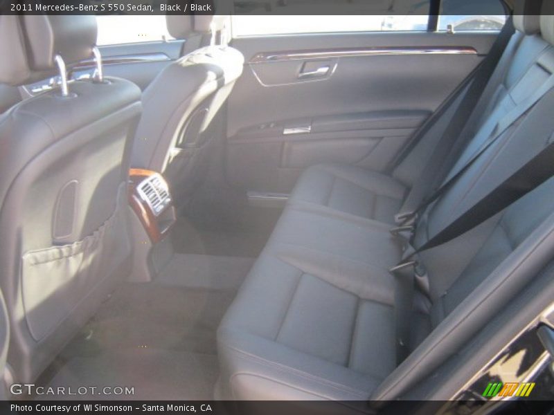 Black / Black 2011 Mercedes-Benz S 550 Sedan