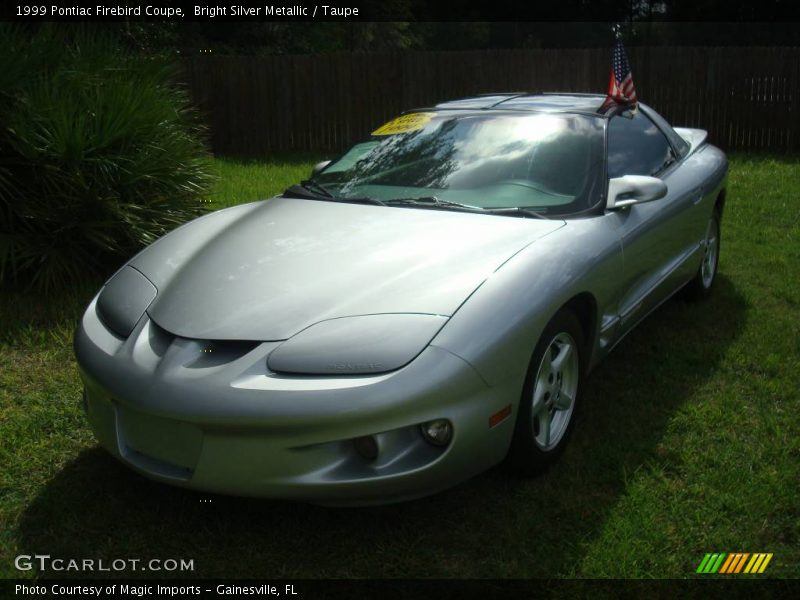 Bright Silver Metallic / Taupe 1999 Pontiac Firebird Coupe