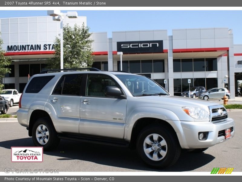 Titanium Metallic / Stone 2007 Toyota 4Runner SR5 4x4