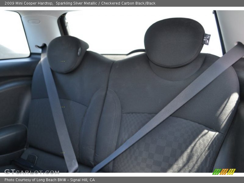 Sparkling Silver Metallic / Checkered Carbon Black/Black 2009 Mini Cooper Hardtop