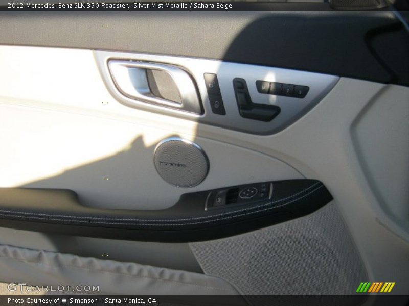 Silver Mist Metallic / Sahara Beige 2012 Mercedes-Benz SLK 350 Roadster