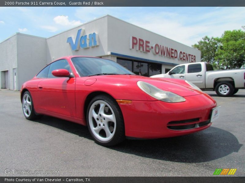 Guards Red / Black 2000 Porsche 911 Carrera Coupe