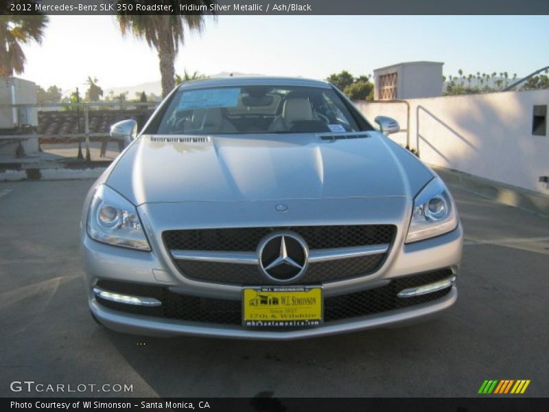 Iridium Silver Metallic / Ash/Black 2012 Mercedes-Benz SLK 350 Roadster