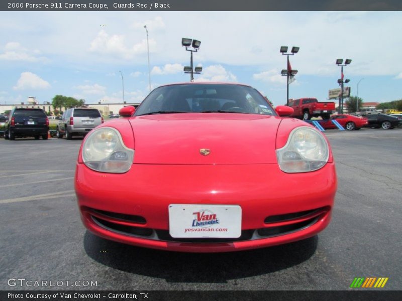 Guards Red / Black 2000 Porsche 911 Carrera Coupe