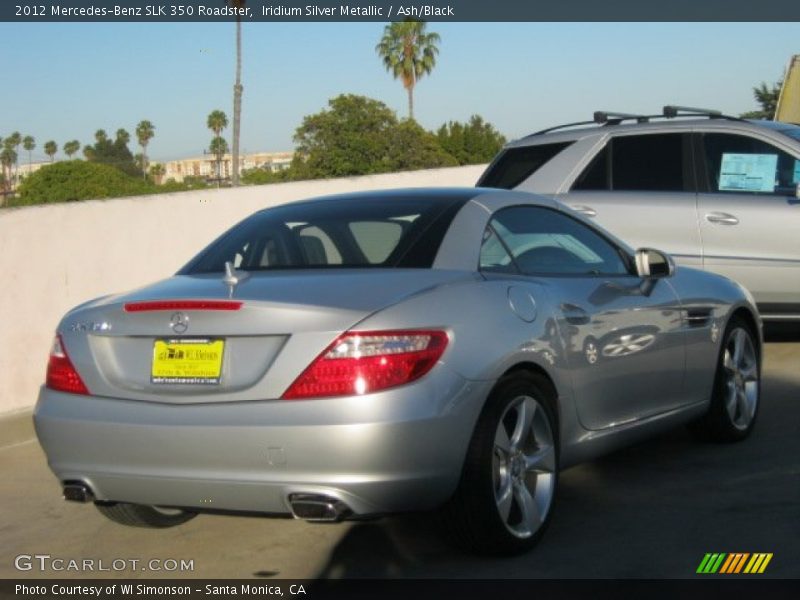 Iridium Silver Metallic / Ash/Black 2012 Mercedes-Benz SLK 350 Roadster