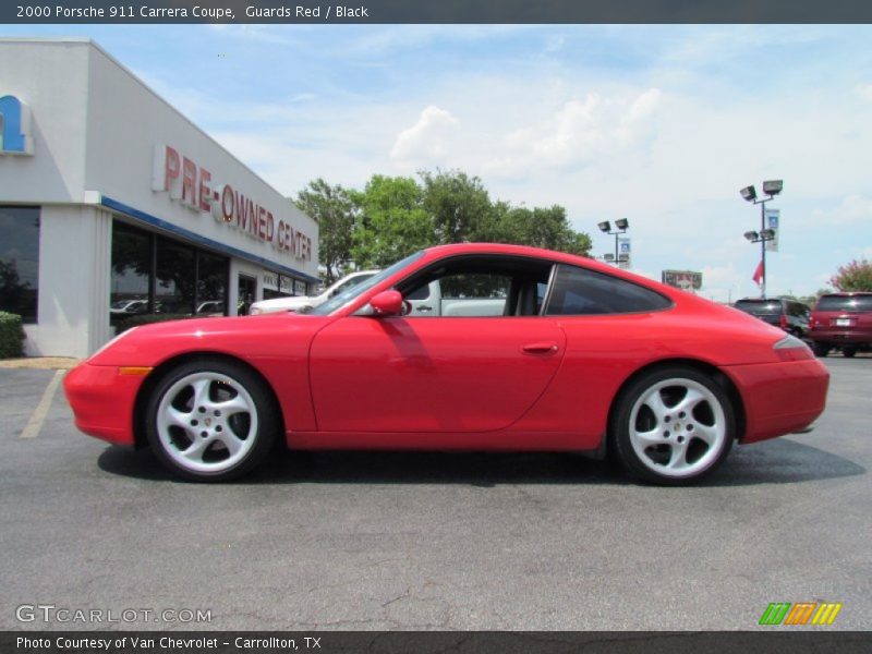 Guards Red / Black 2000 Porsche 911 Carrera Coupe