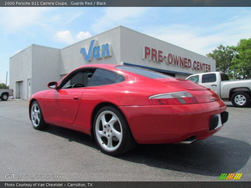 Guards Red / Black 2000 Porsche 911 Carrera Coupe