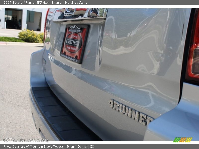 Titanium Metallic / Stone 2007 Toyota 4Runner SR5 4x4
