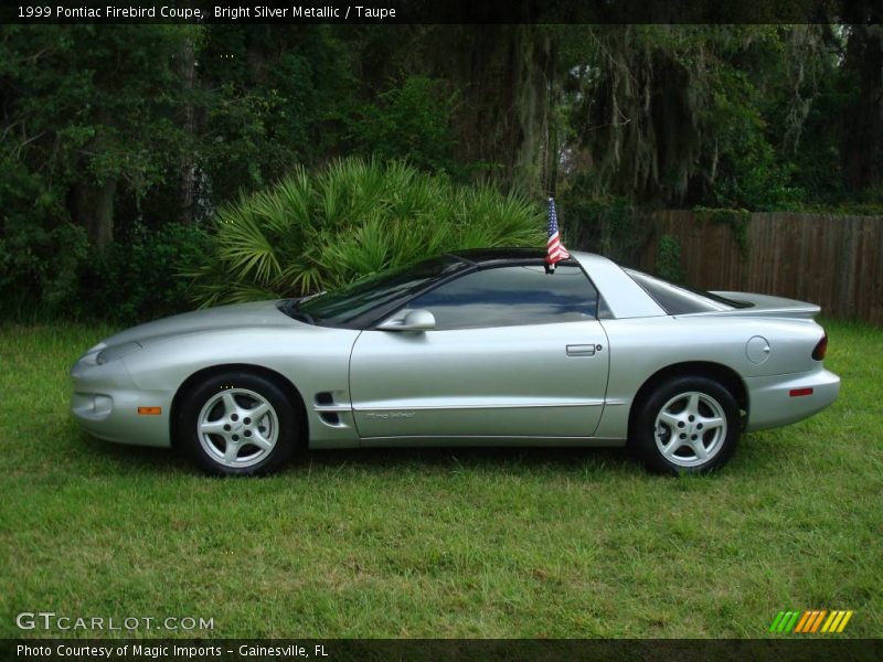 Bright Silver Metallic / Taupe 1999 Pontiac Firebird Coupe