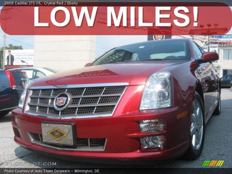Crystal Red / Ebony 2008 Cadillac STS V6