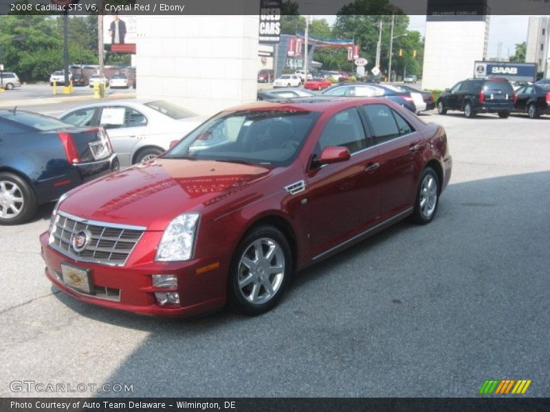 Crystal Red / Ebony 2008 Cadillac STS V6