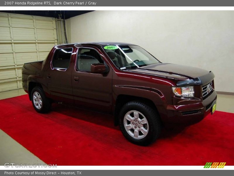 Dark Cherry Pearl / Gray 2007 Honda Ridgeline RTS