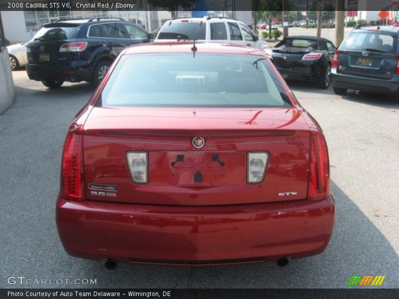 Crystal Red / Ebony 2008 Cadillac STS V6