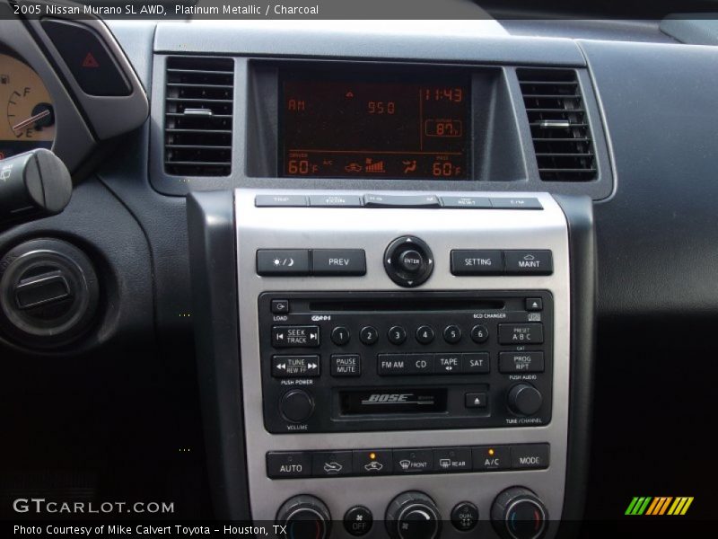 Platinum Metallic / Charcoal 2005 Nissan Murano SL AWD