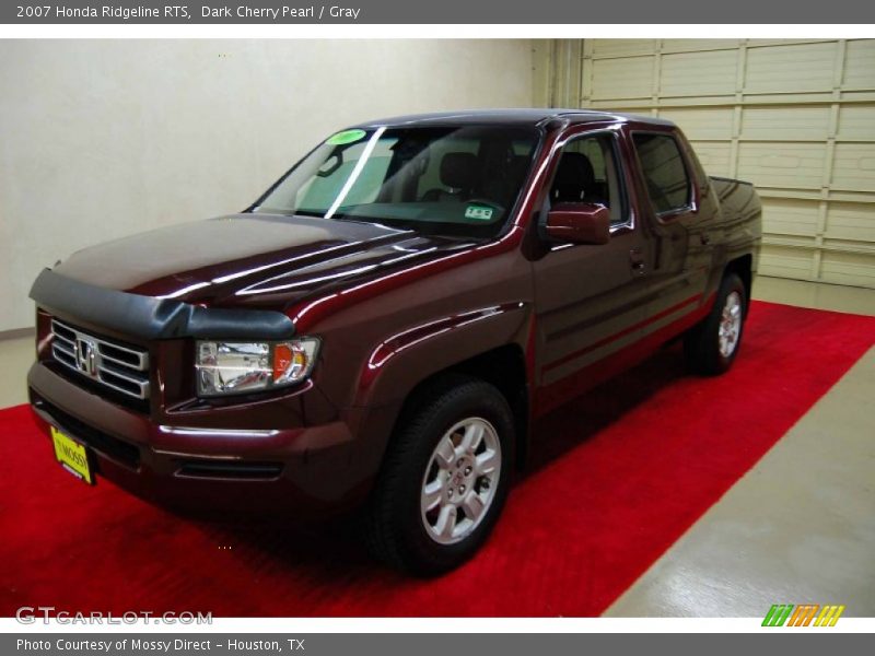 Dark Cherry Pearl / Gray 2007 Honda Ridgeline RTS