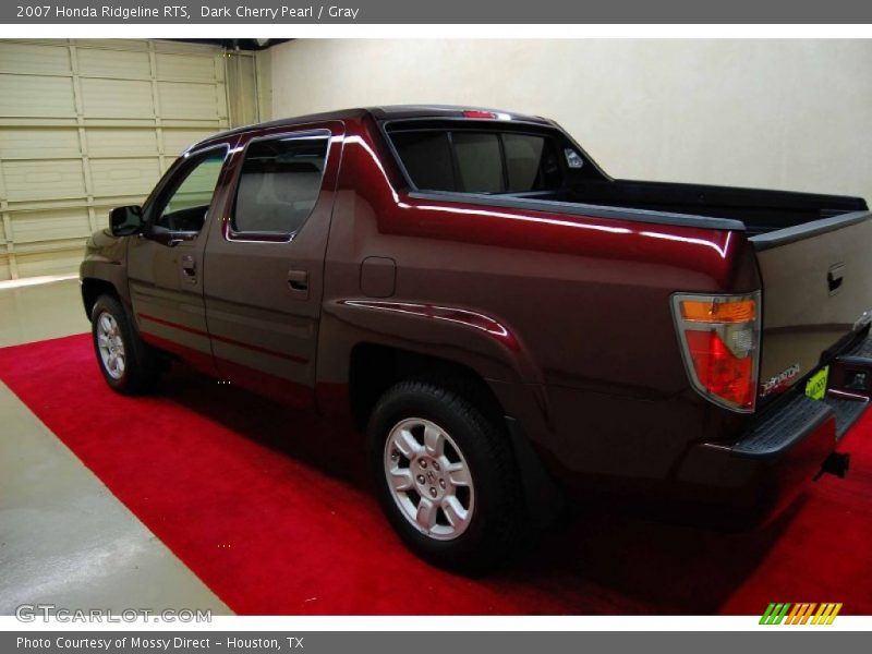 Dark Cherry Pearl / Gray 2007 Honda Ridgeline RTS