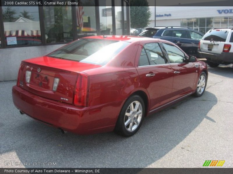 Crystal Red / Ebony 2008 Cadillac STS V6