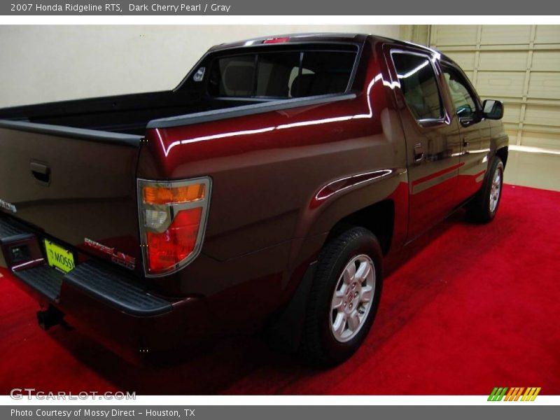 Dark Cherry Pearl / Gray 2007 Honda Ridgeline RTS