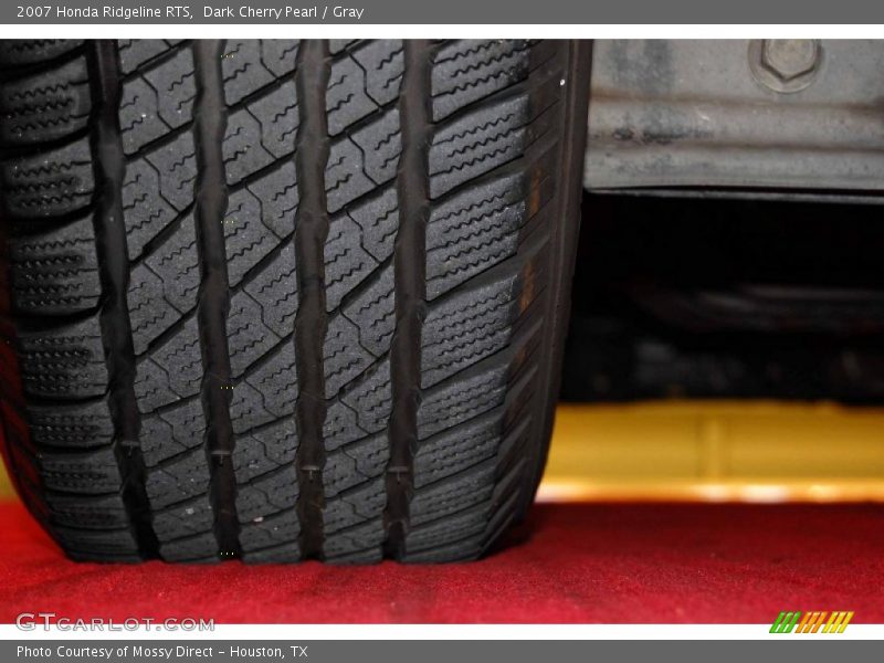 Dark Cherry Pearl / Gray 2007 Honda Ridgeline RTS