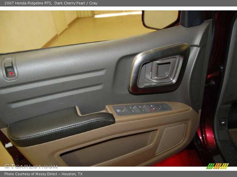 Dark Cherry Pearl / Gray 2007 Honda Ridgeline RTS
