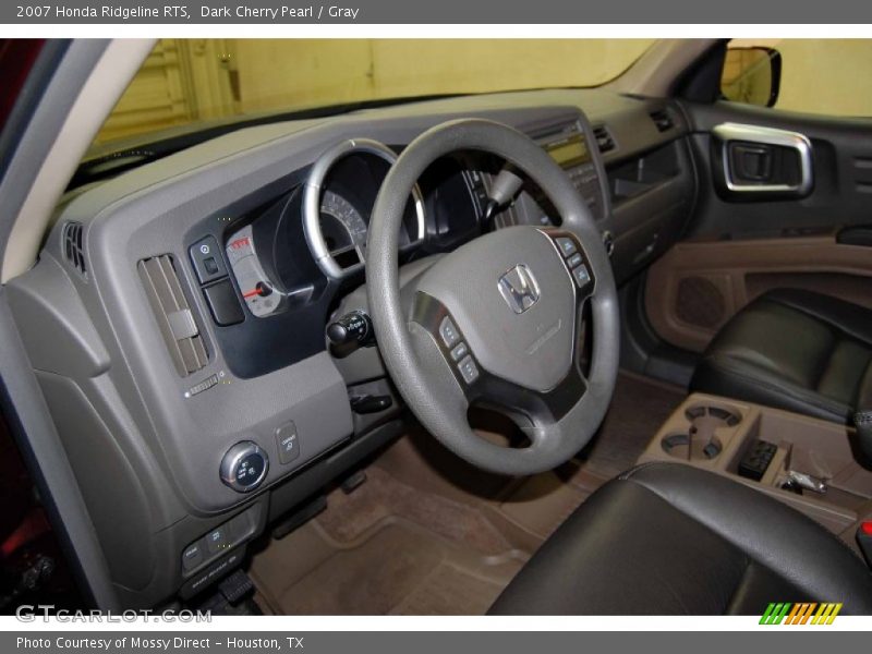 Dark Cherry Pearl / Gray 2007 Honda Ridgeline RTS