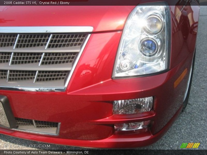Crystal Red / Ebony 2008 Cadillac STS V6