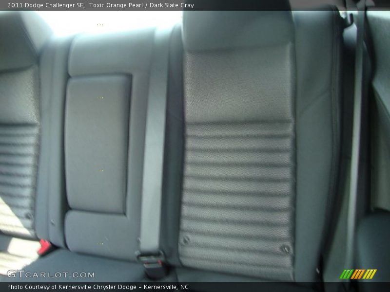 Toxic Orange Pearl / Dark Slate Gray 2011 Dodge Challenger SE