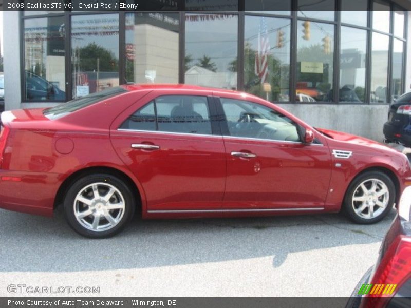 Crystal Red / Ebony 2008 Cadillac STS V6