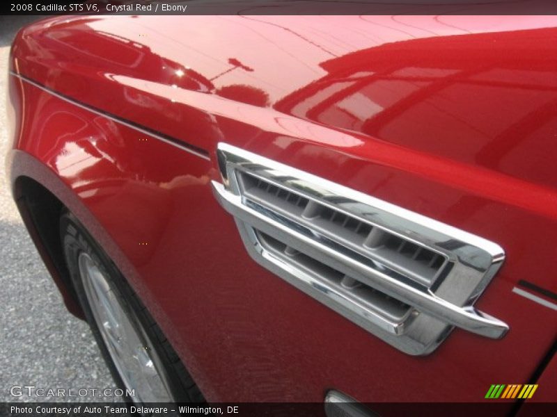 Crystal Red / Ebony 2008 Cadillac STS V6