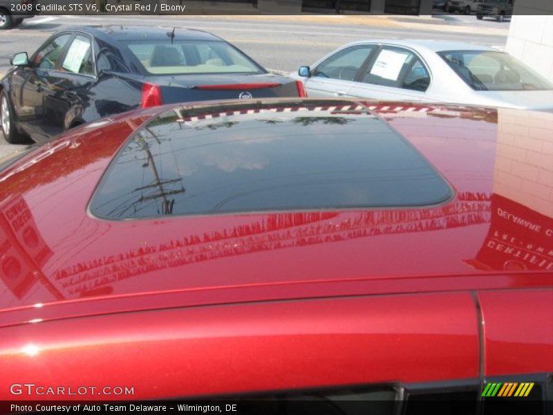 Crystal Red / Ebony 2008 Cadillac STS V6