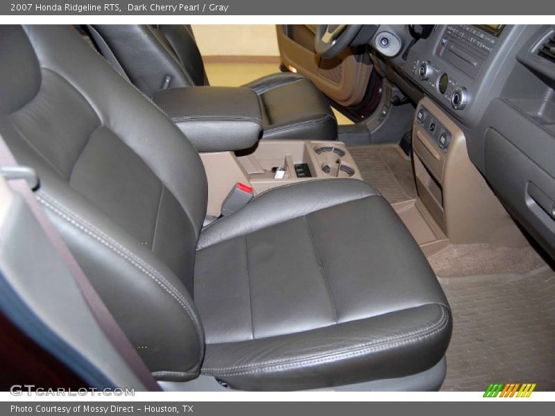 Dark Cherry Pearl / Gray 2007 Honda Ridgeline RTS