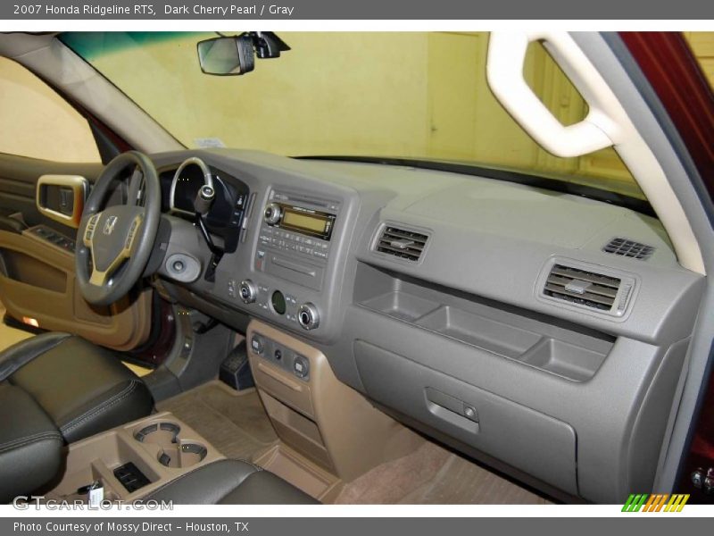 Dark Cherry Pearl / Gray 2007 Honda Ridgeline RTS