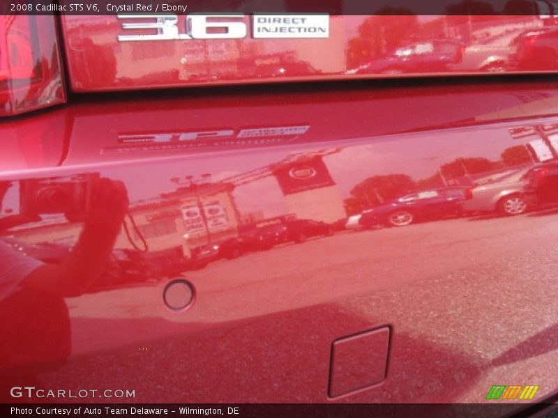 Crystal Red / Ebony 2008 Cadillac STS V6