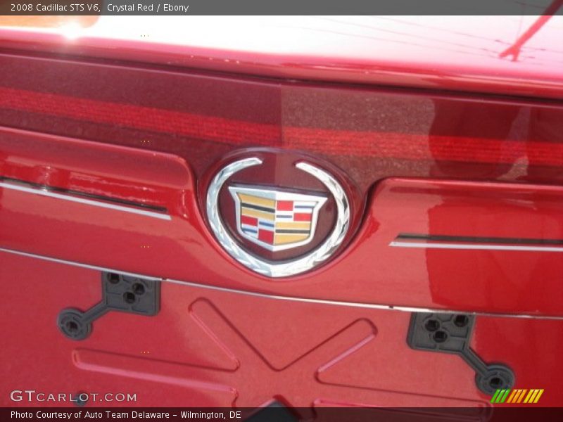 Crystal Red / Ebony 2008 Cadillac STS V6