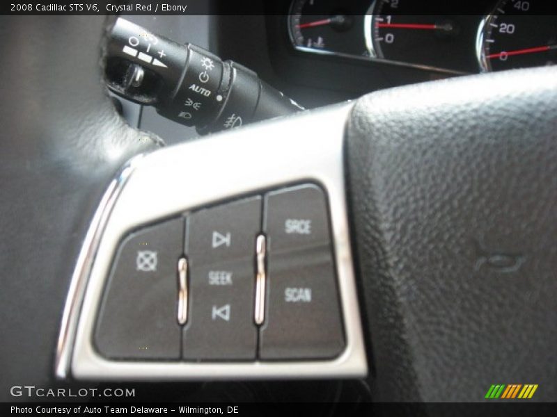 Crystal Red / Ebony 2008 Cadillac STS V6