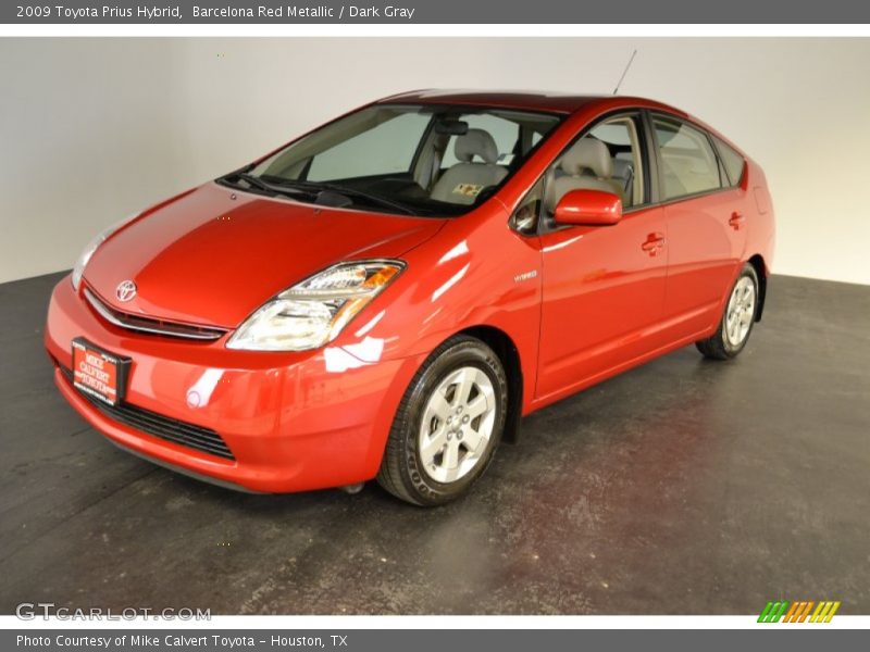 Barcelona Red Metallic / Dark Gray 2009 Toyota Prius Hybrid