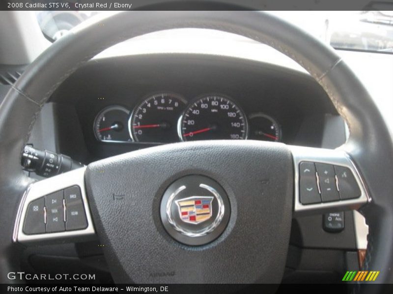 Crystal Red / Ebony 2008 Cadillac STS V6