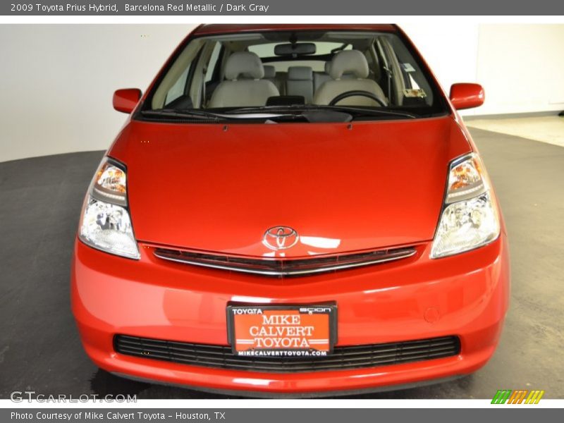 Barcelona Red Metallic / Dark Gray 2009 Toyota Prius Hybrid