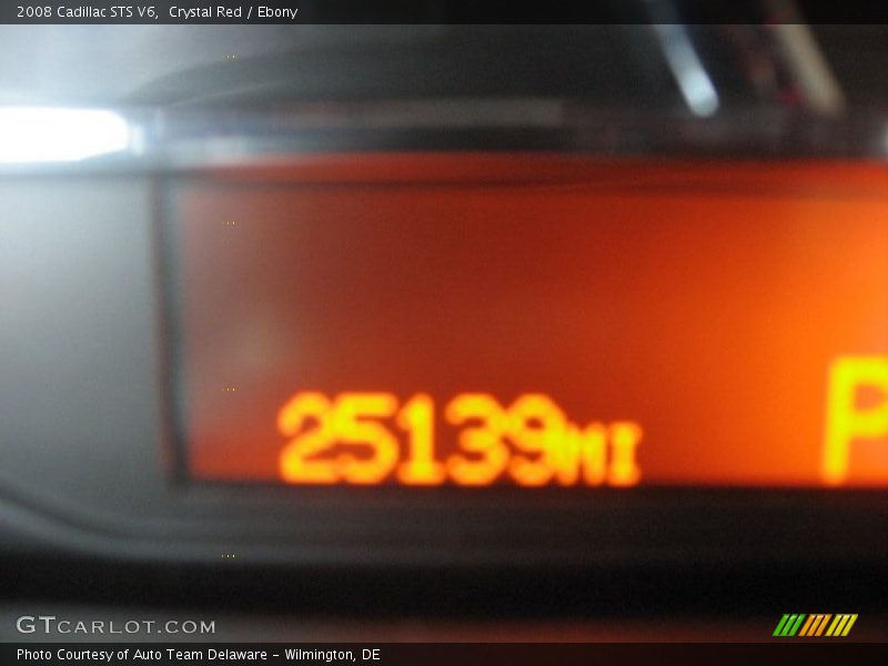 Crystal Red / Ebony 2008 Cadillac STS V6
