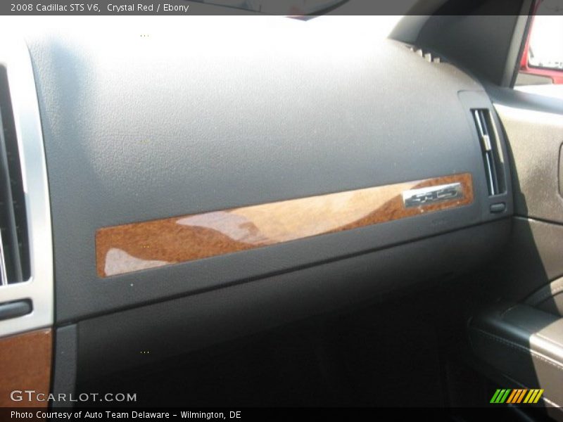 Crystal Red / Ebony 2008 Cadillac STS V6